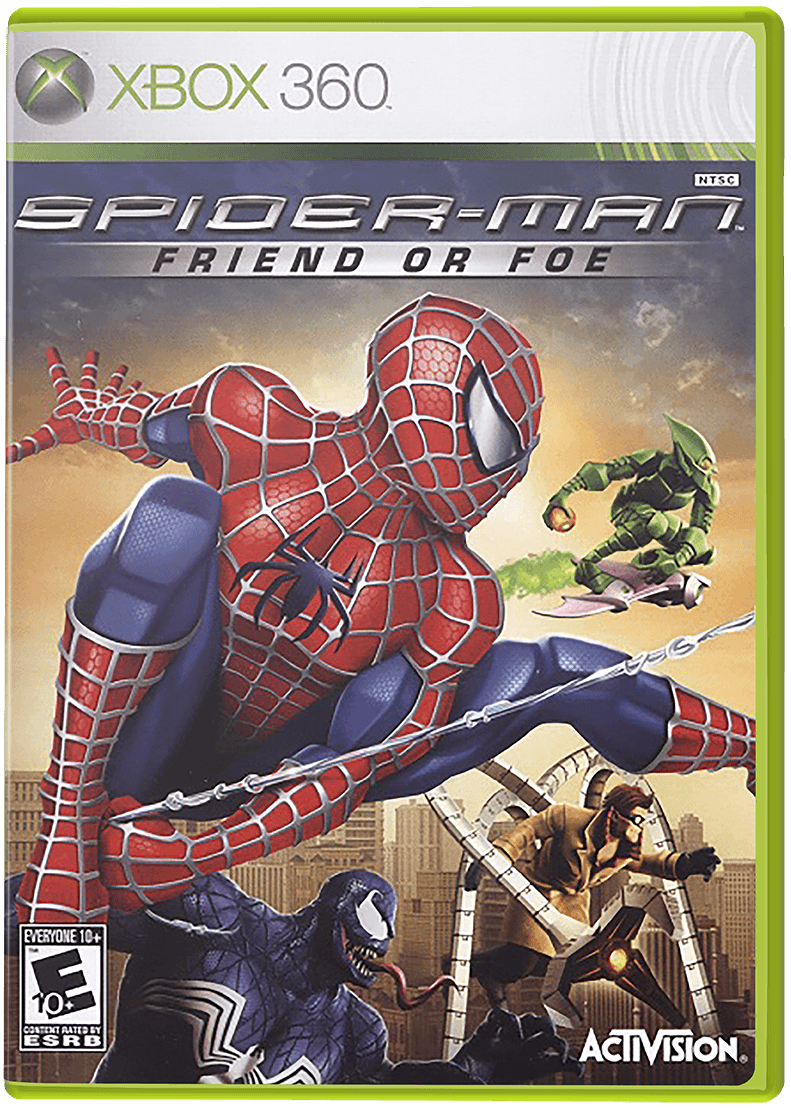 Spiderman: Friend or Foe box art for Xbox 360